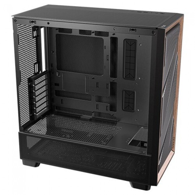 Antec FLUX SE Midi Tower Black, Wood