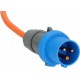 Brennenstuhl 1167650625 power extension 25 m 1 AC outlet(s) Indoor/outdoor Blue, Orange