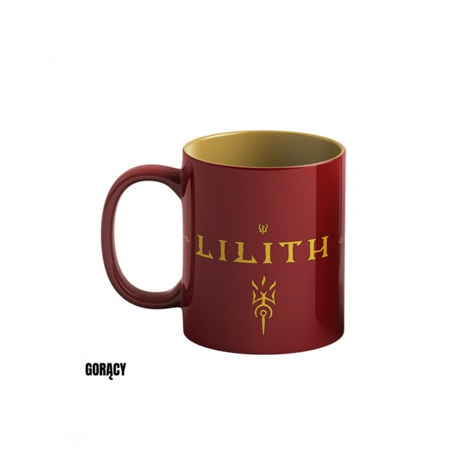 Heat Reveal Mug Good Loot Diablo IV - Lilith's Blood 480 ml Burgundy