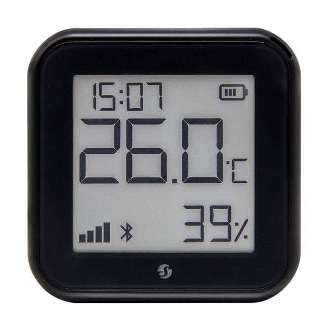 Shelly H&T Gen3 Black Temperature and Humidity Sensor