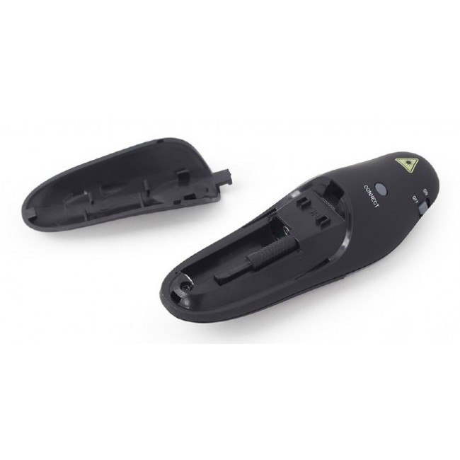 Gembird WP-L-11 wireless presenter RF Black