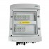 Switchgear attached DC hermetic IP65 EMITTER with DC surge arrester Noark 1000V type 1+2, 5x PV string, 5x MPPT