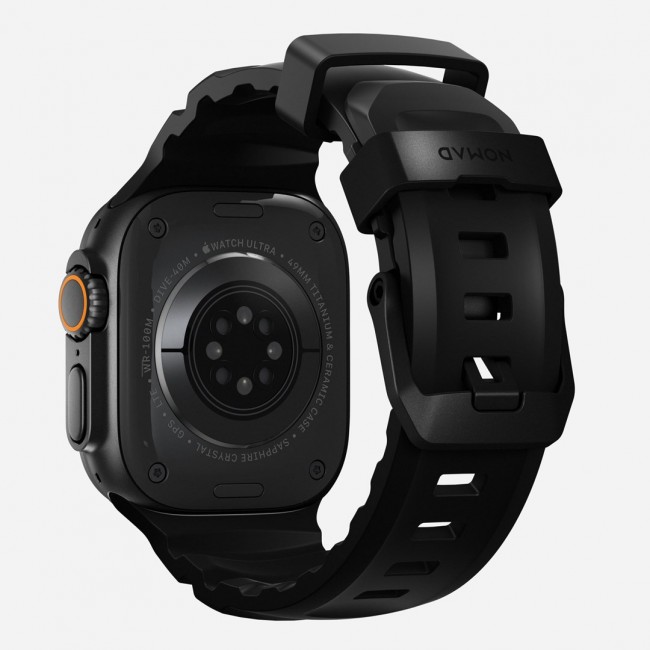 Nomad Rocky Point Band Black Leather, Titanium