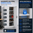 Iron Mate MARS Metal Garage Cabinet 185 x 90 x 45 Grey RAL7035 Iron Mate MARS Metal Garage Cabinet 185 x 90 x 45 Grey RAL7035