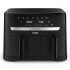 TEFAL Dual Easy Fry Essential Airfryer EY901N, Power 2700 W, Capacity 8.3 L, Black