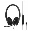 EPOS ADAPT 160T ANC USB-C headset, wired, MS Teams