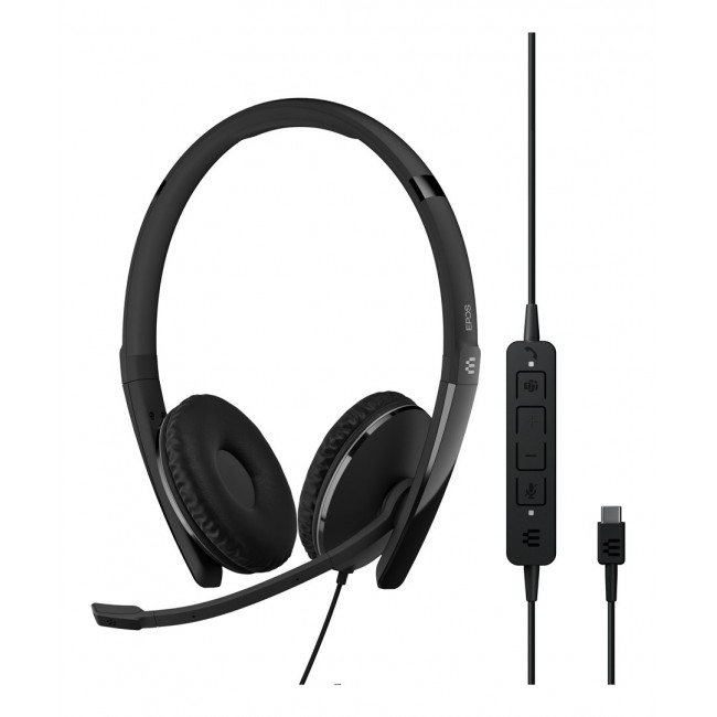 EPOS ADAPT 160T ANC USB-C headset, wired, MS Teams