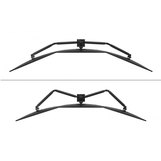 Desk mount for 3 monitors 10-27
