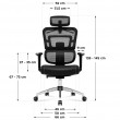 Office armchair MA-Expert 4.9 Black