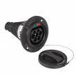 Akyga AK-SC-E26 eMobility Ladesteckdose 32 A 3phasig Type 2 No 3 0 m