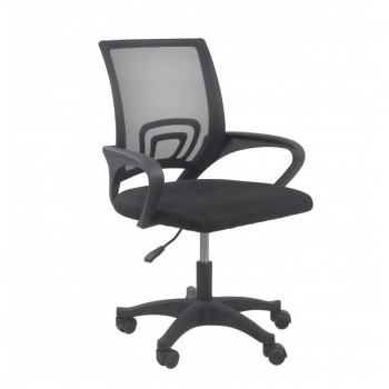 Topeshop FOTEL MORIS CZER office/computer chair Padded seat Mesh backrest