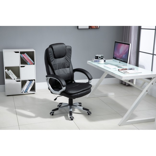 Office chair with massage, heated ACTIVEJET YK7304 black Office chair with massage, heated ACTIVEJET YK7304 black