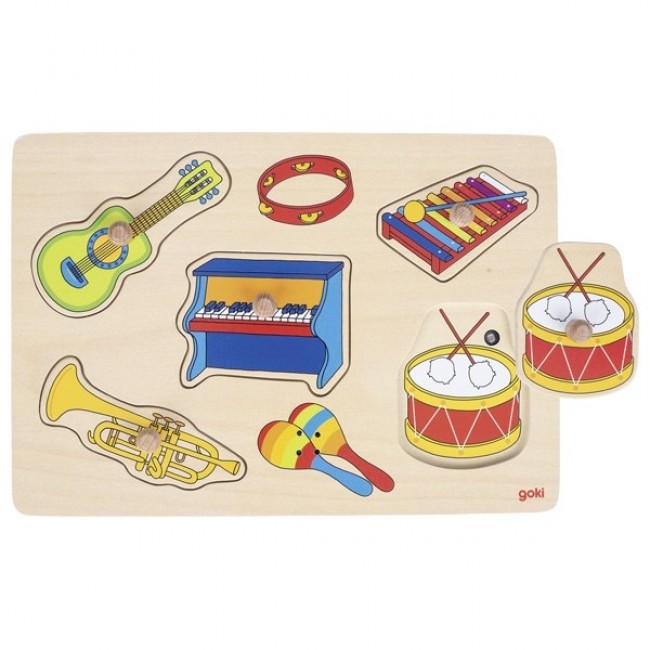 Goki 57520 Shape puzzle 5 pc(s) Music