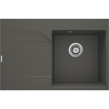 Granit sink 1-bowl with drainer - left