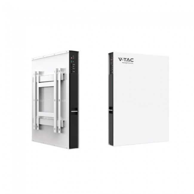 Energy storage V-TAC VT-48160 powerbank 7.68kWh 48V 160Ah (SKU 11548) White