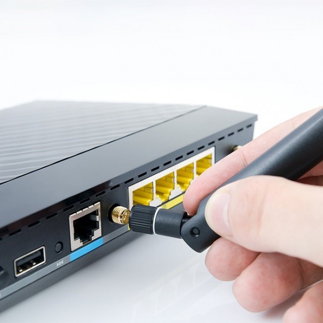 Qoltec 57046 Wi-Fi antenna 2.4/2.5 GHz | 5.1/5.8 GHz | 5dBi | omnidirectional | Indoor Qoltec 57046 Wi-Fi antenna 2.4/2.5 GHz | 5.1/5.8 GHz | 5dBi | omnidirectional | Indoor