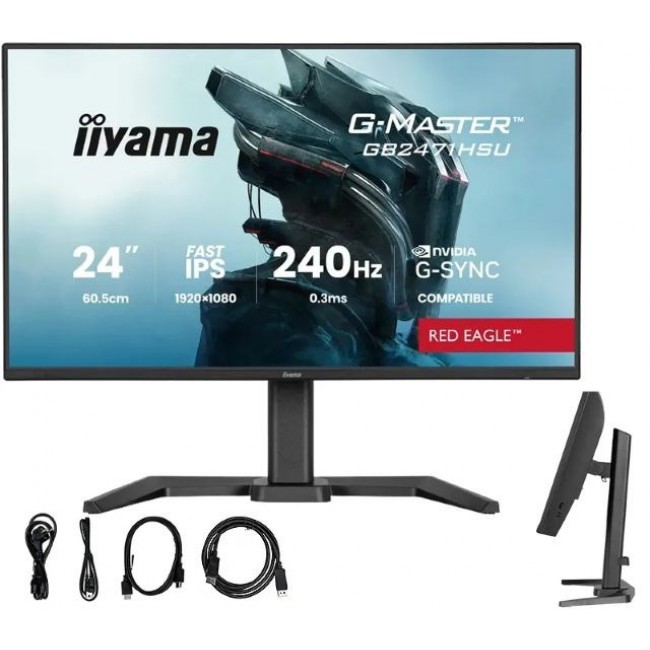 iiyama G-MASTER GB2471HSU-B1 computer monitor 60.5 cm (23.8