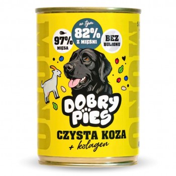 DOBRY PIES Mono Pure Goat + Collagen wet dog food 400g