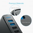 Anker PowerPort Speed 5, 63W 5 Port USB Charger, Power Adapters with Quick Charge 3.0