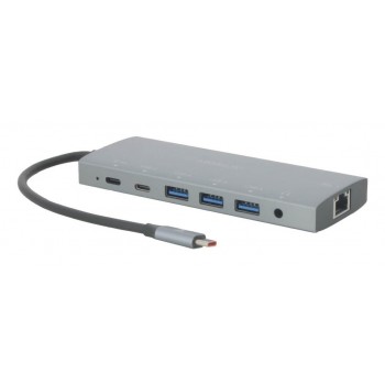 Mobilis 020028 laptop dock/port replicator Wired USB 3.2 Gen 1 (3.1 Gen 1) Type-C Grey
