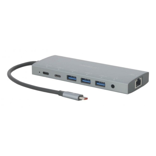 Mobilis 020028 laptop dock/port replicator Wired USB 3.2 Gen 1 (3.1 Gen 1) Type-C Grey