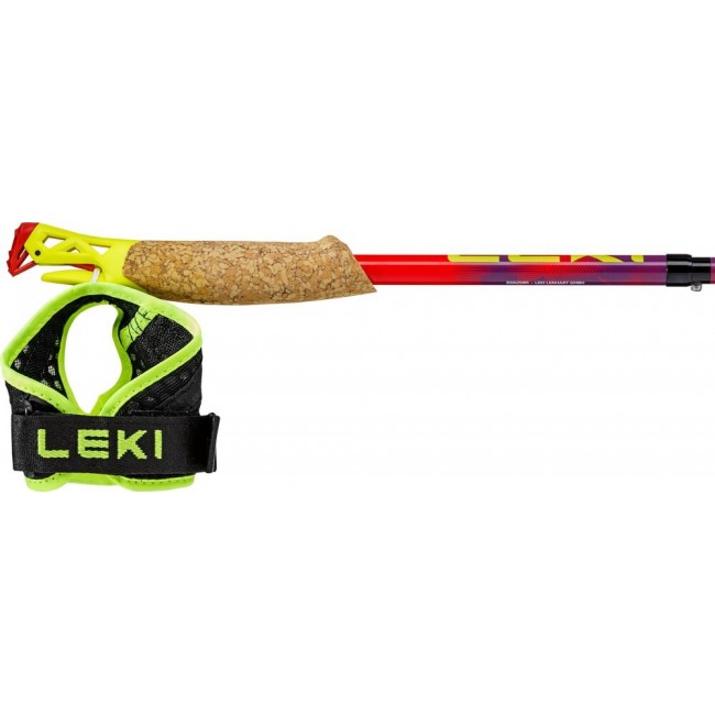 LEKI TRL Ultratrail FX One trekking poles, 115 cm, red