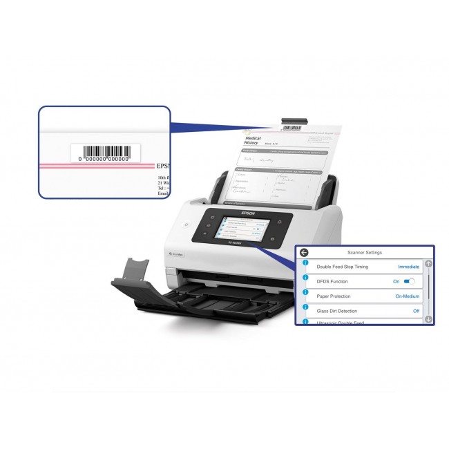 Epson WorkForce DS-900WN Sheet-fed scanner 600 x 600 DPI A4 White Epson WorkForce DS-900WN Sheet-fed scanner 600 x 600 DPI A4 White
