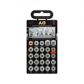 Teenage Engineering PO-33 K.O! - portable synthesiser, black
