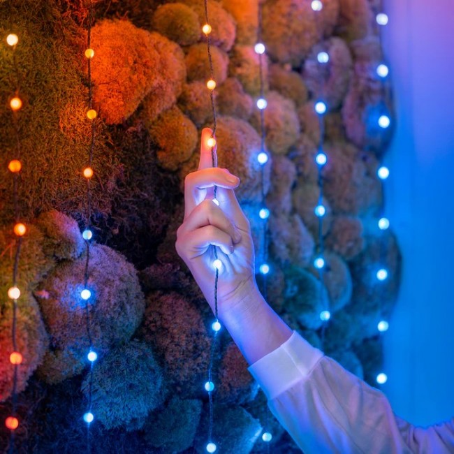 Twinkly Candies LED Christmas tree lights TWKP200RGB-G 6 m 200 lights Twinkly Candies LED Christmas tree lights TWKP200RGB-G 6 m 200 lights