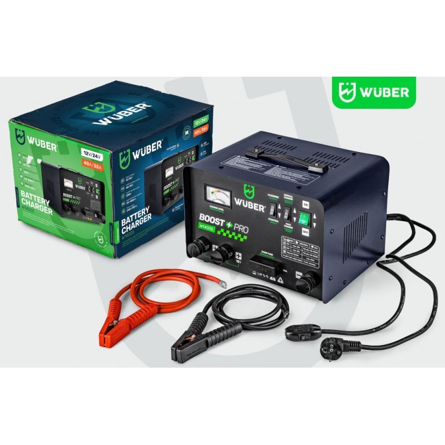 Battery charger with jump start 40 A 12/24 V W14005 WUBER