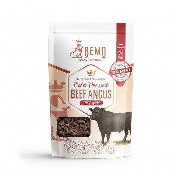 BEMO Cold Pressed Beef Angus Mono - dry dog food - 70g