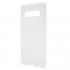 Θήκη Liquid Silicon inos Samsung G975F Galaxy S10 Plus L-Cover Λευκό