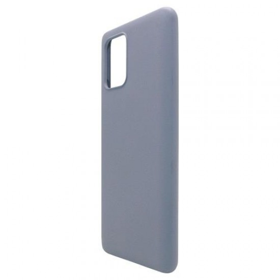 Θήκη Liquid Silicon inos Samsung G770F Galaxy S10 Lite L-Cover Γκρι-Μπλε