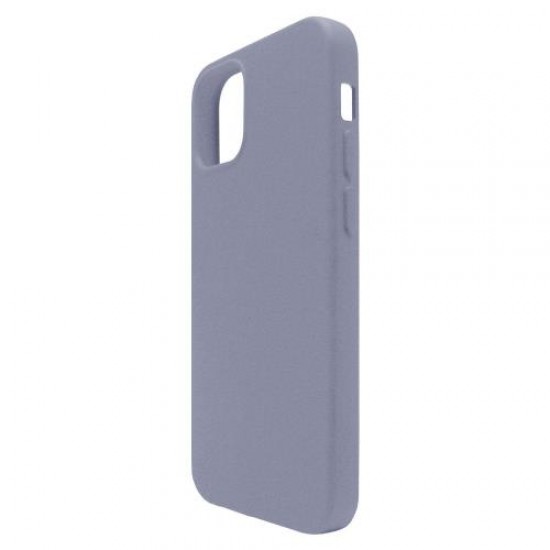 Θήκη Liquid Silicon inos Apple iPhone 12/ 12 Pro L-Cover Γκρι-Μπλε