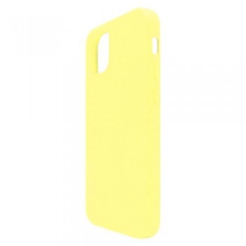 Θήκη Liquid Silicon inos Apple iPhone 12 mini L-Cover Κίτρινο