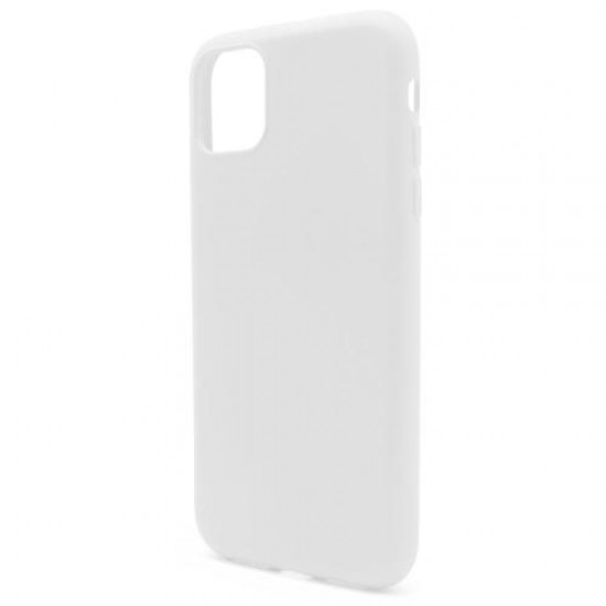 Θήκη Liquid Silicon inos Apple iPhone 11 Pro L-Cover Λευκό