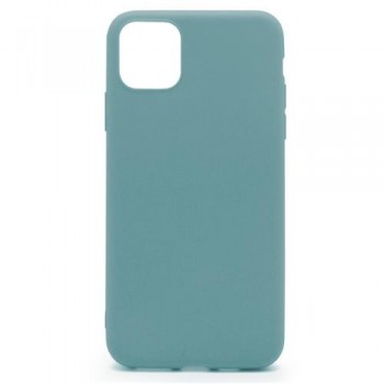 Θήκη Soft TPU inos Apple iPhone 11 S-Cover Πετρόλ