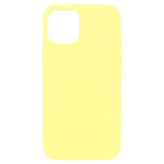 Θήκη Soft TPU inos Apple iPhone 12 mini S-Cover Κίτρινο