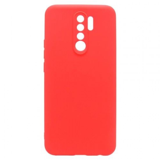 Θήκη Soft TPU inos Xiaomi Redmi 9 S-Cover Κόκκινο