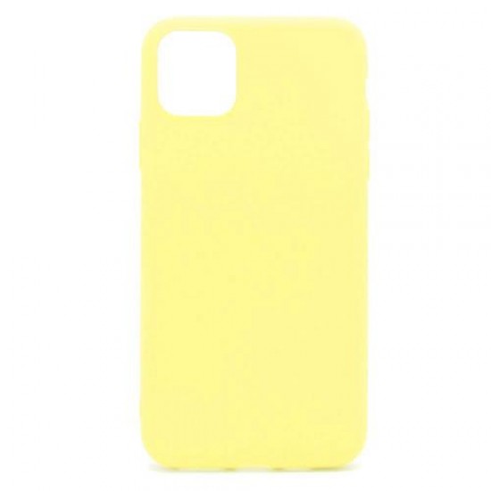 Θήκη Soft TPU inos Apple iPhone 11 Pro S-Cover Κίτρινο