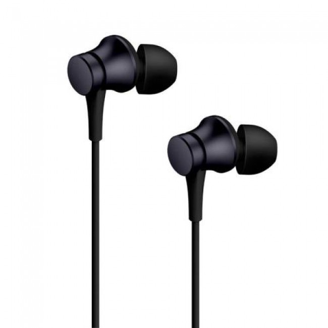 Hands Free Stereo Xiaomi Mi In-Ear Headphones Basic 3.5mm HSEJ03JY Μαύρο