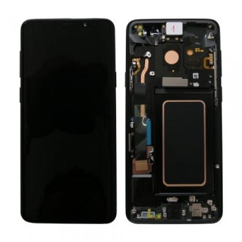 Οθόνη με Touch Screen & Μπροστινή Πρόσοψη Samsung G965F Galaxy S9 Plus Μαύρο (Original)