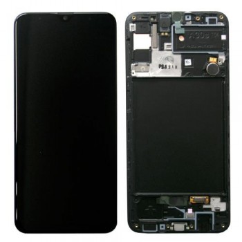 Οθόνη με Touch Screen & Μπροστινή Πρόσοψη Samsung A307F Galaxy A30s Μαύρο (Original)