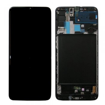 Οθόνη με Touch Screen & Μπροστινή Πρόσοψη Samsung A705F Galaxy A70 Μαύρο (Original)