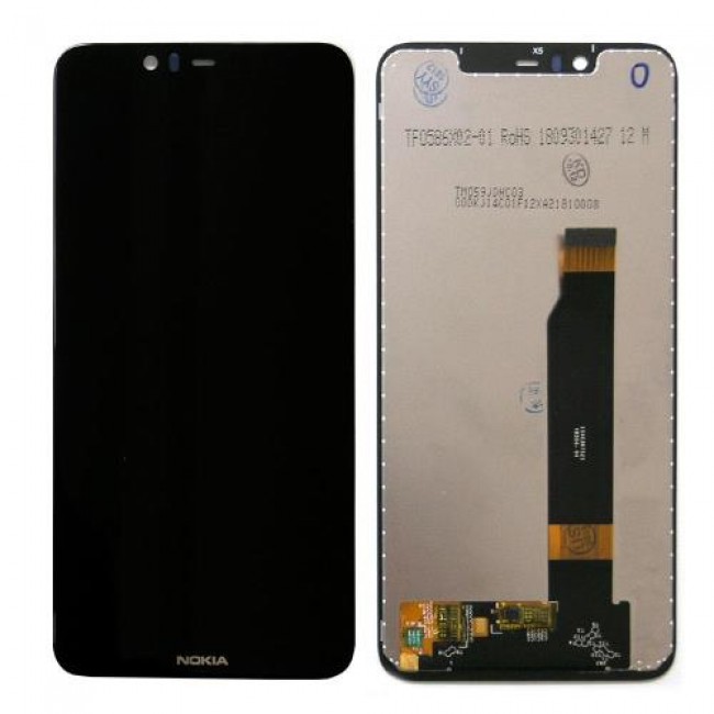 Οθόνη με Touch Screen Nokia 5.1 Plus Μαύρο (OEM)