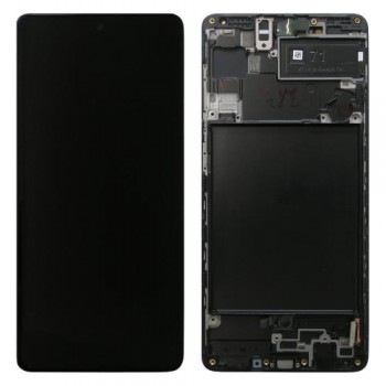 Οθόνη με Touch Screen & Μπροστινή Πρόσοψη Samsung A715F Galaxy A71 Μαύρο (Original)