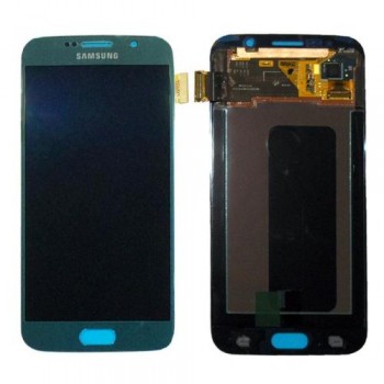 Οθόνη με Touch Screen Samsung G920 Galaxy S6 Μπλε (Πετρόλ) (Original)