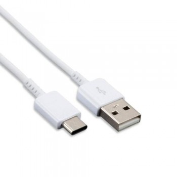 Καλώδιο Σύνδεσης USB 2.0 Samsung EP-DN930CWE USB A σε USB C Λευκό 1m (Ασυσκεύαστο)