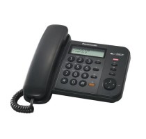 Σταθερό Τηλέφωνο Panasonic KX-TS580EX2B Μαύρο