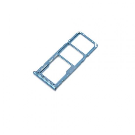 Βάση Κάρτας Sim & SD Samsung A505F Galaxy A50 Μπλε (Original)